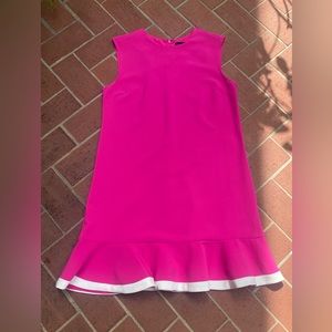 Pretty in Pink shift dress with flounce!  Victoria Beckham for Target